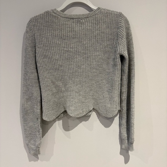 Dynamite Scallop Hem Sweater - Size XS - Picture 2 of 4